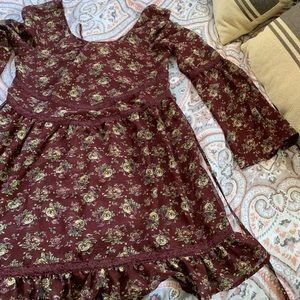 Maroon dress